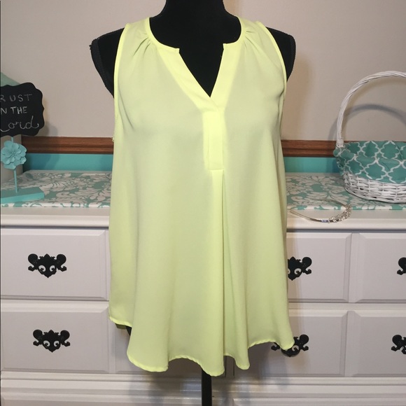 Lush Tops - LUSH $38 NEW Sheer Sleeveless Top Size Medium